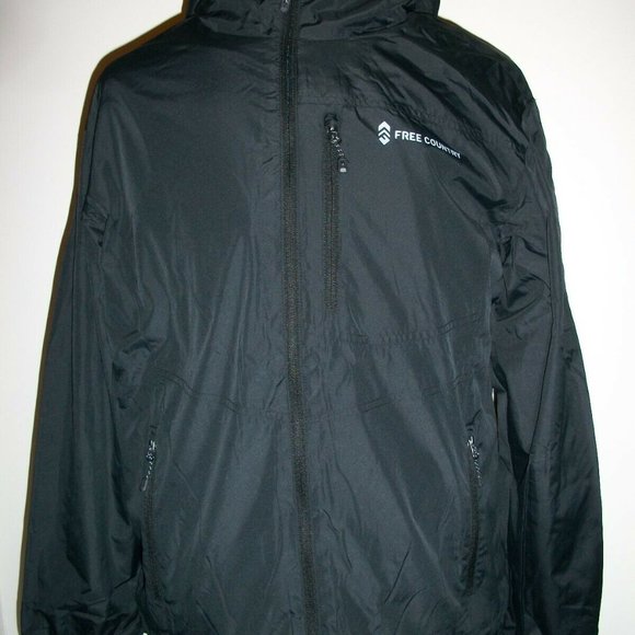 Free Country Lightweight Wind Shear Black Jacket - Picture 2 of 4